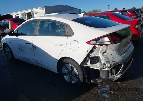 2019 Hyundai Ioniq Hybrid Blue z USA, uszkodzony, nr VIN KMHC65LC4KU120504